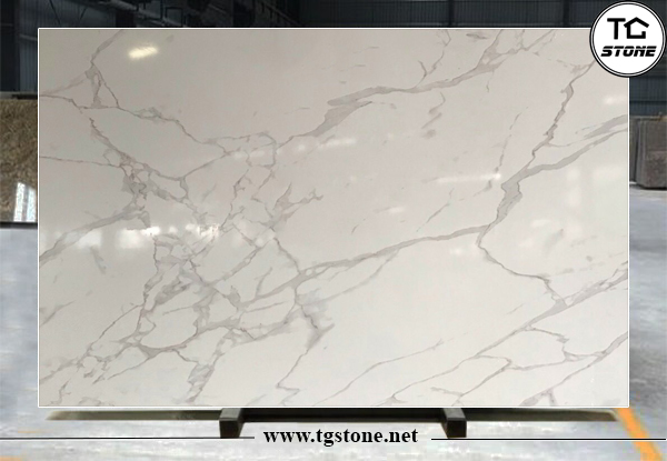 Đá Nhân Tạo Cẩm Thạch Marble Trắng Vân Mây MT1